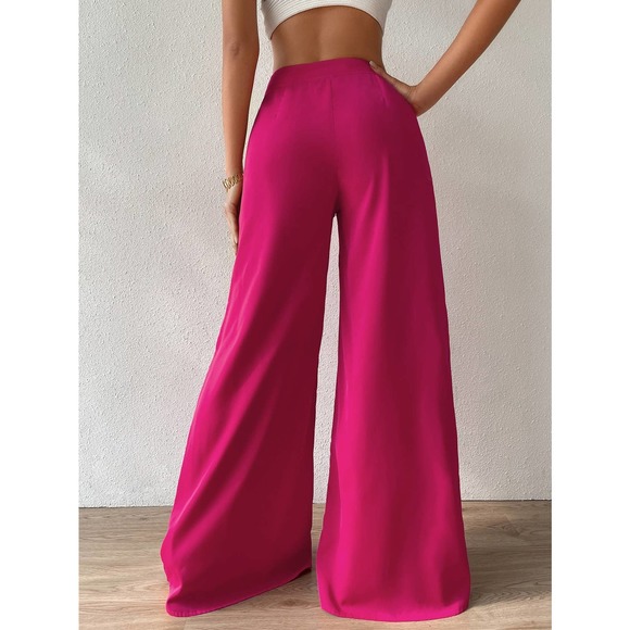 High Waist Wide Leg Pants black - Picture 5 of 12